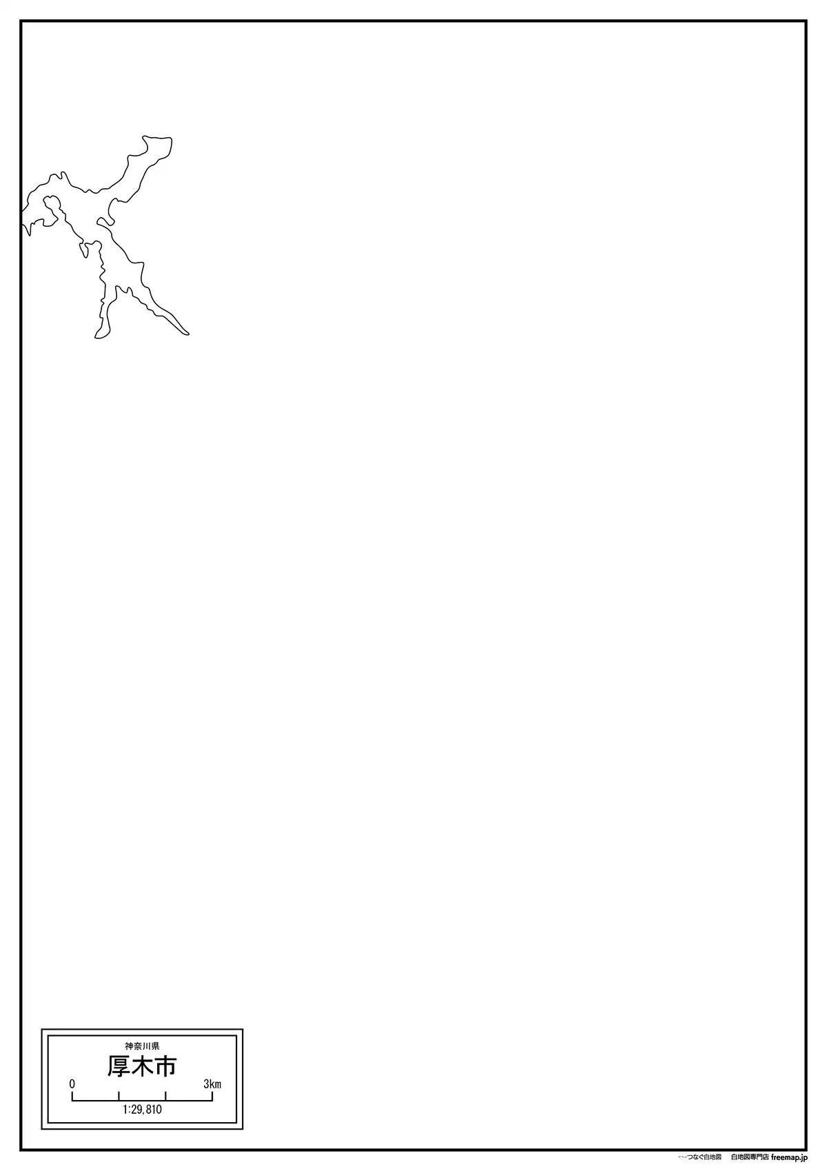 海岸線、川や池のみ記載