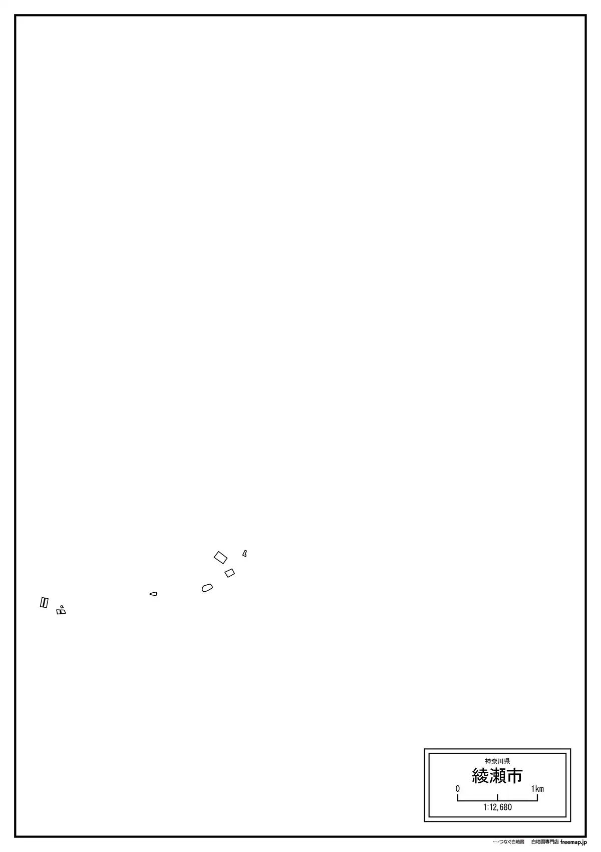 海岸線、川や池のみ記載
