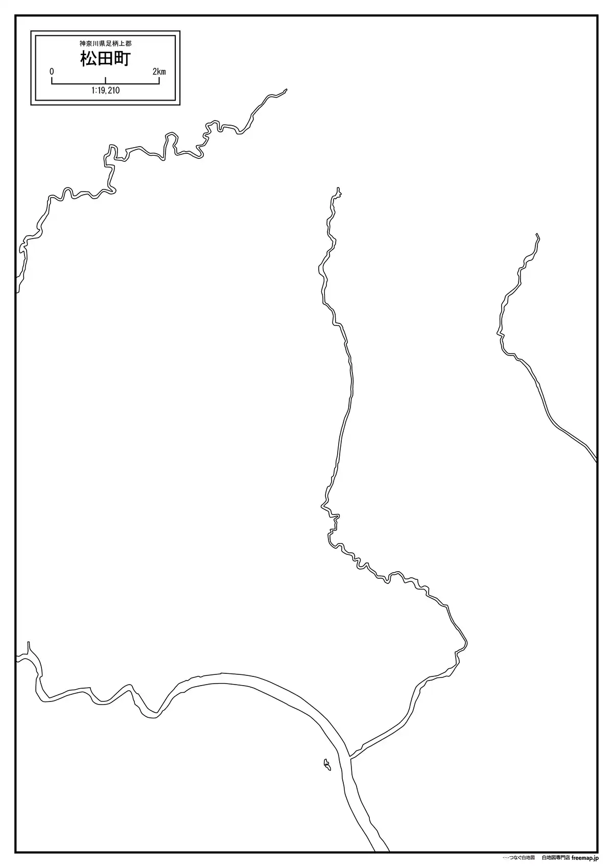 海岸線、川や池のみ記載