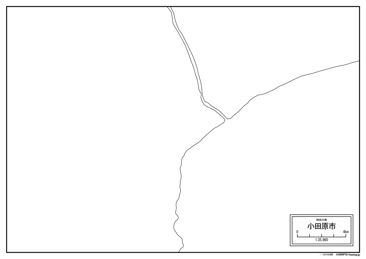 海岸線、川や池のみ記載