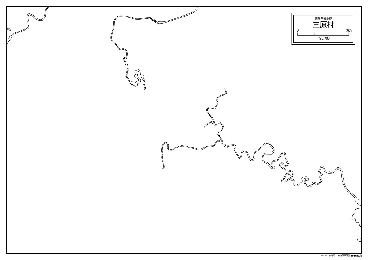 海岸線、川や池のみ記載