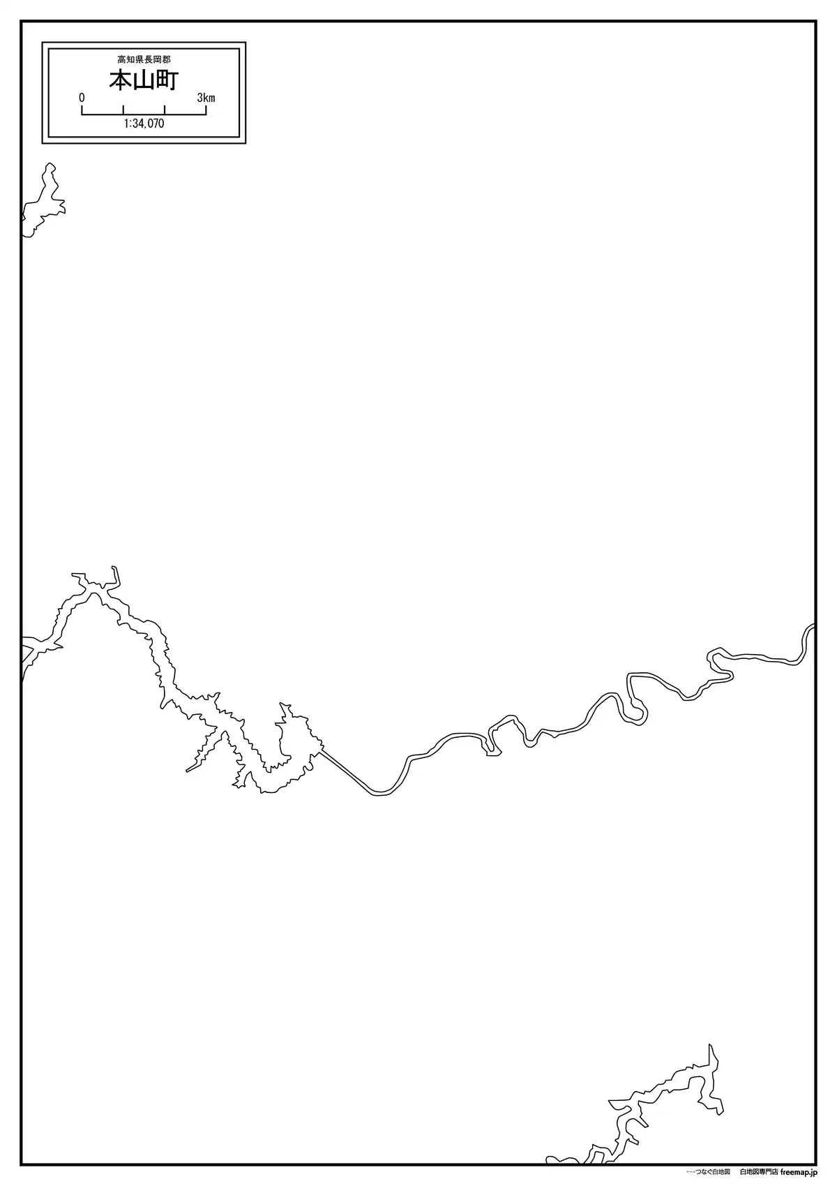 海岸線、川や池のみ記載