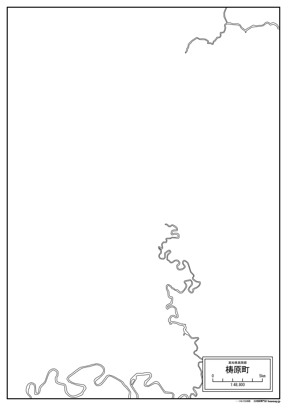 海岸線、川や池のみ記載