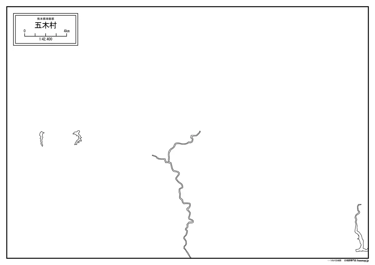 海岸線、川や池のみ記載