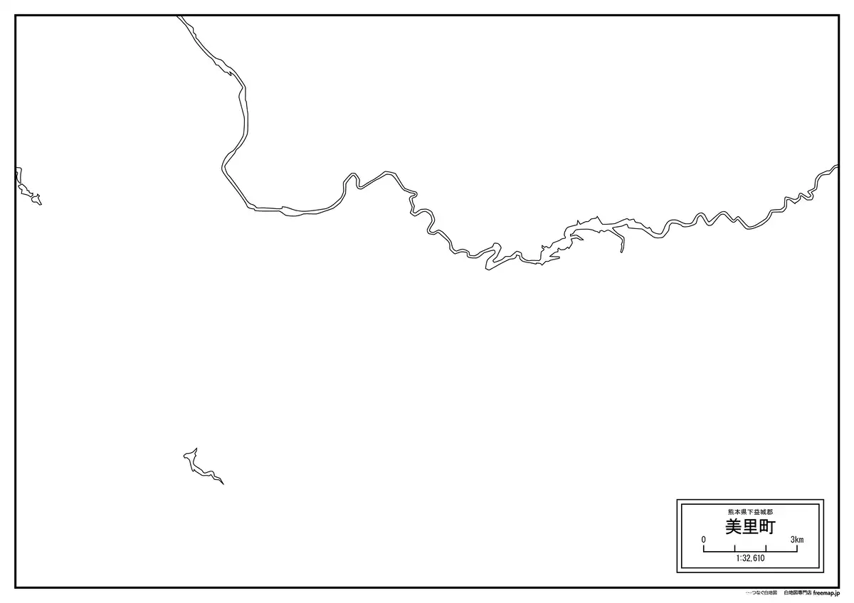 海岸線、川や池のみ記載