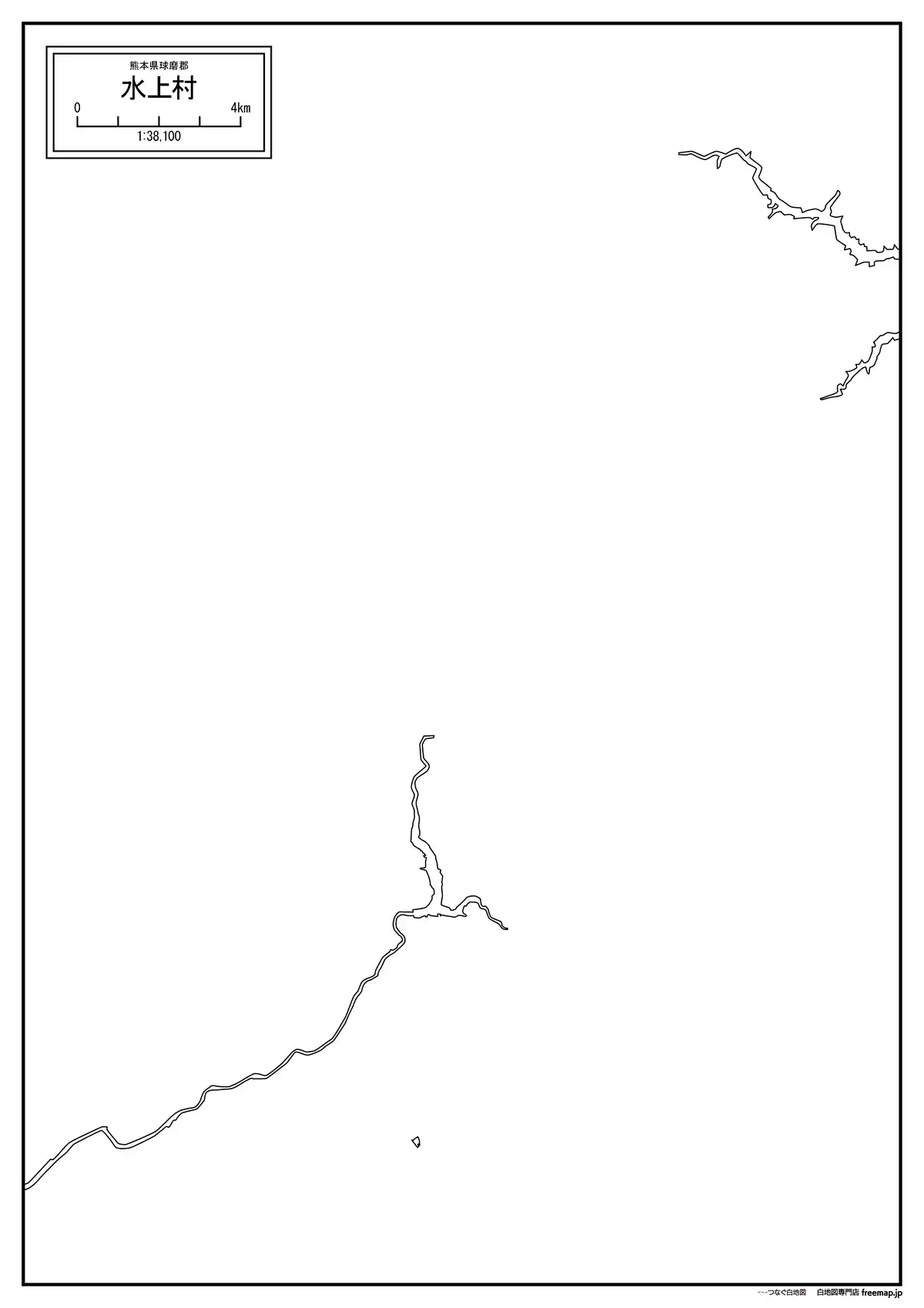 海岸線、川や池のみ記載