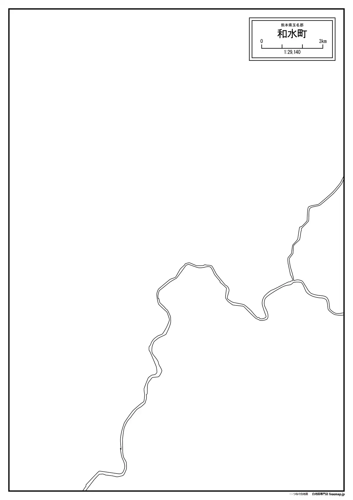 海岸線、川や池のみ記載