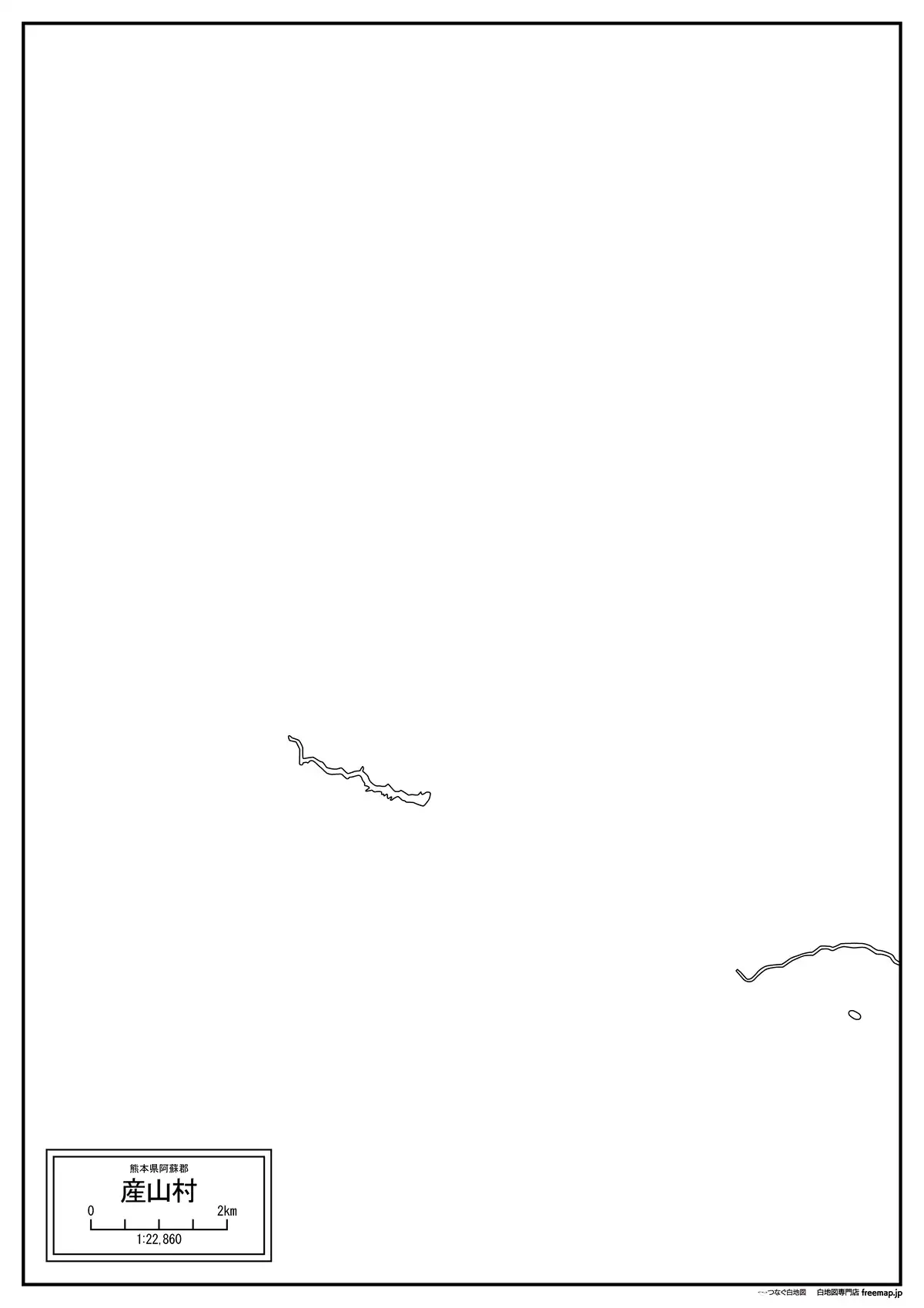 海岸線、川や池のみ記載