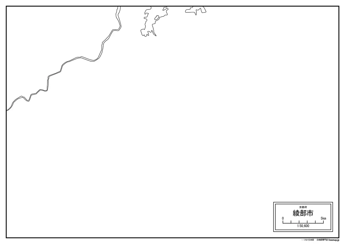 海岸線、川や池のみ記載