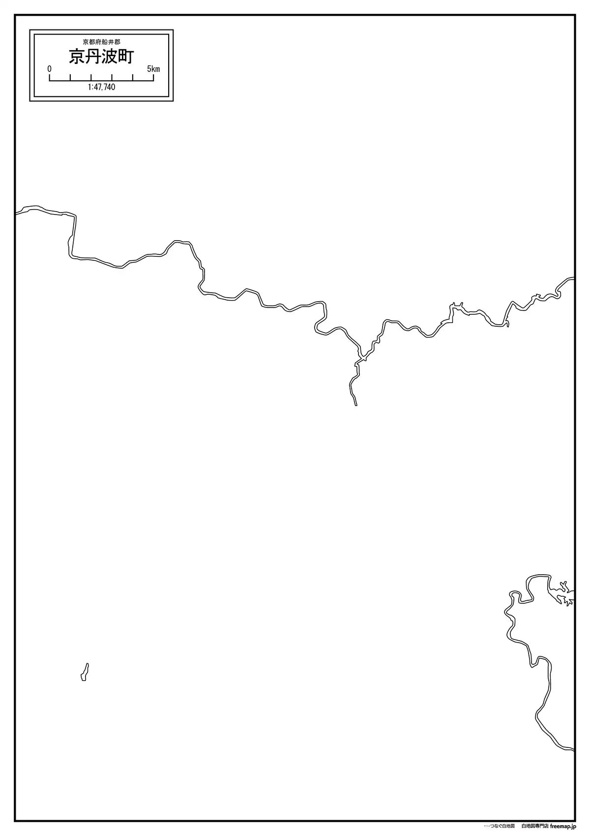 海岸線、川や池のみ記載