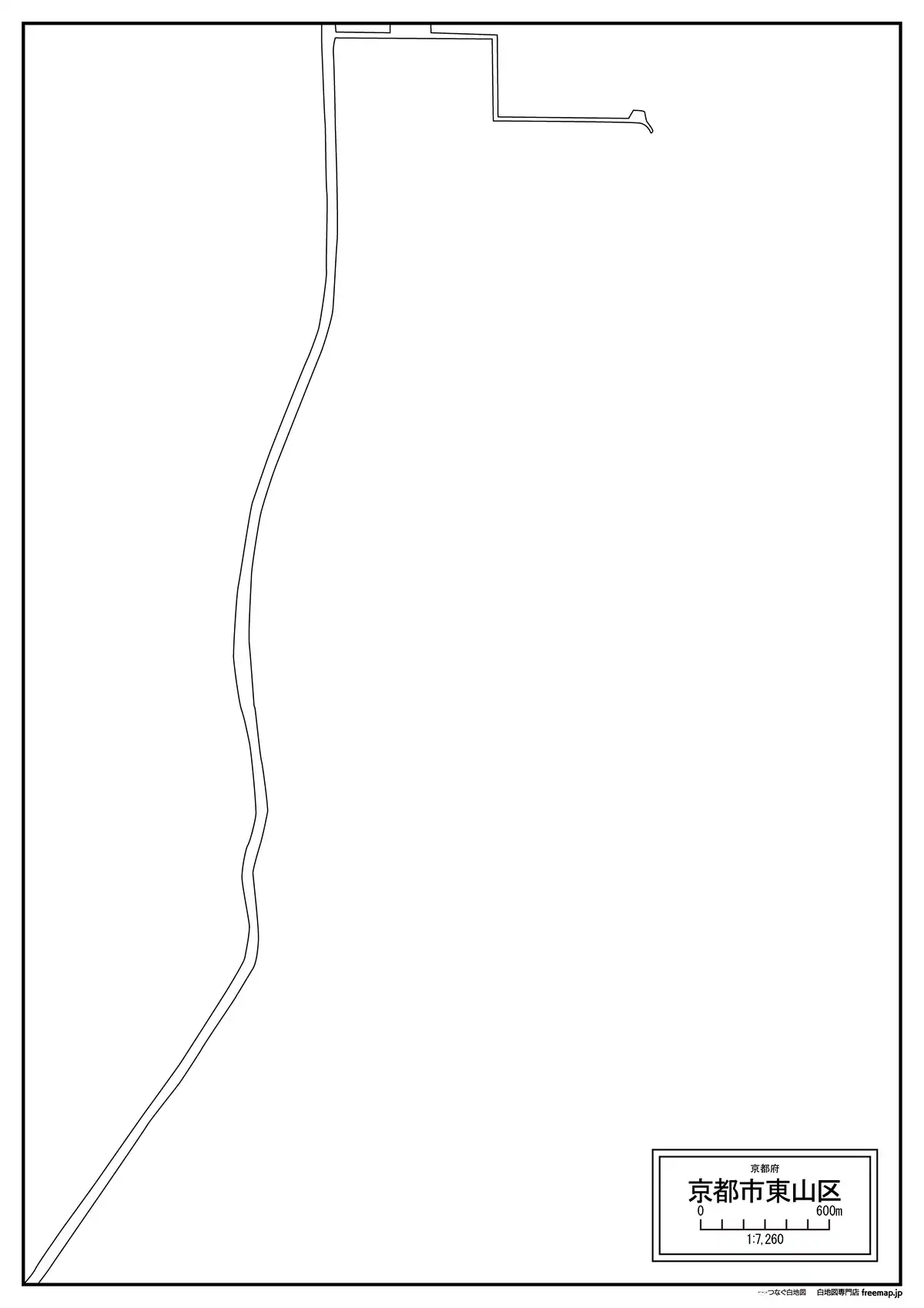 海岸線、川や池のみ記載