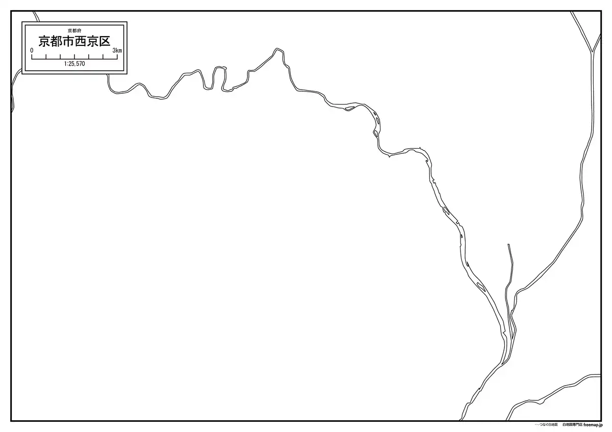 海岸線、川や池のみ記載