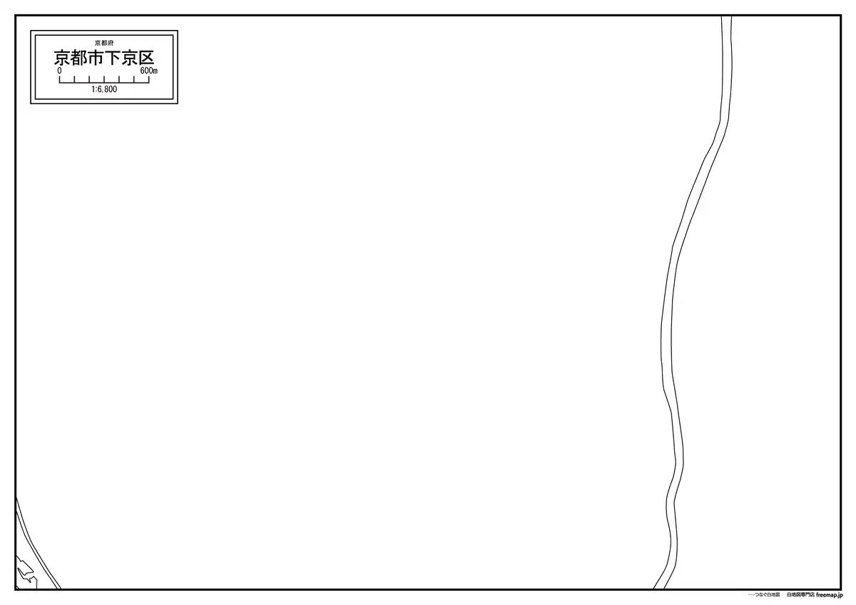 海岸線、川や池のみ記載