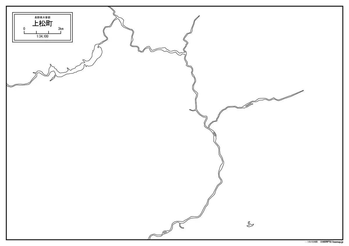 海岸線、川や池のみ記載