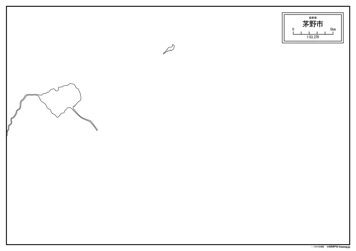 海岸線、川や池のみ記載