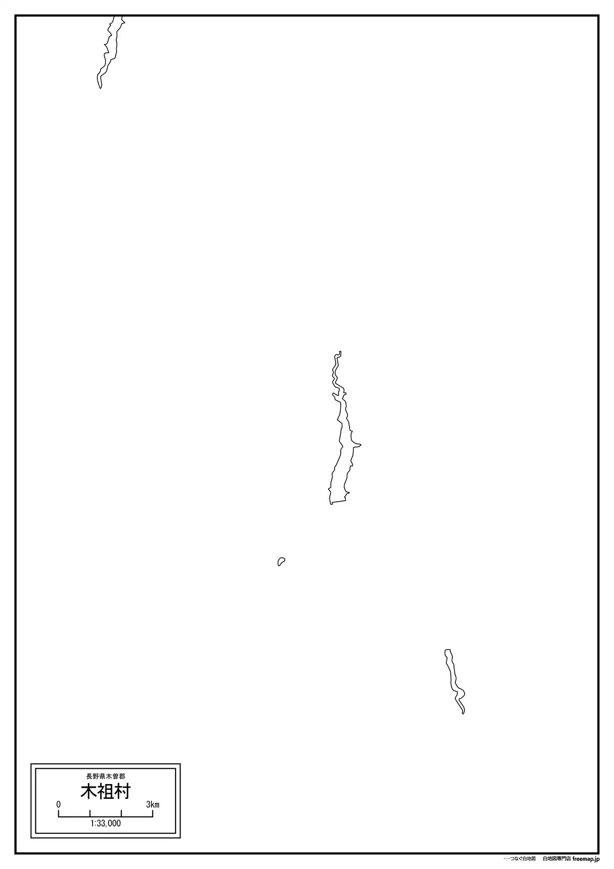 海岸線、川や池のみ記載