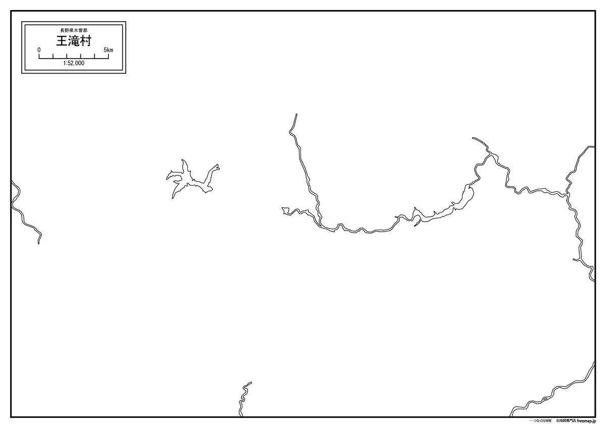 海岸線、川や池のみ記載