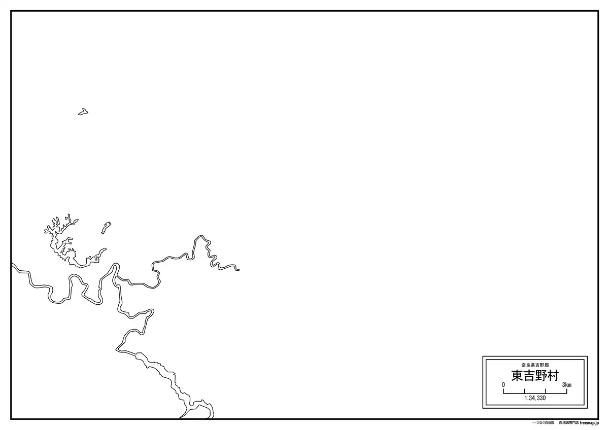 海岸線、川や池のみ記載