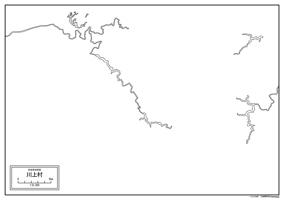 海岸線、川や池のみ記載