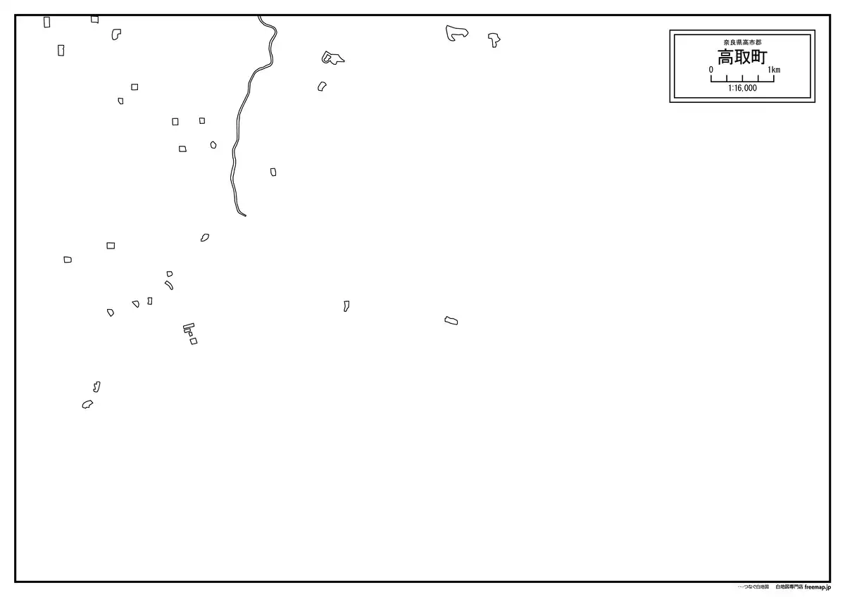 海岸線、川や池のみ記載