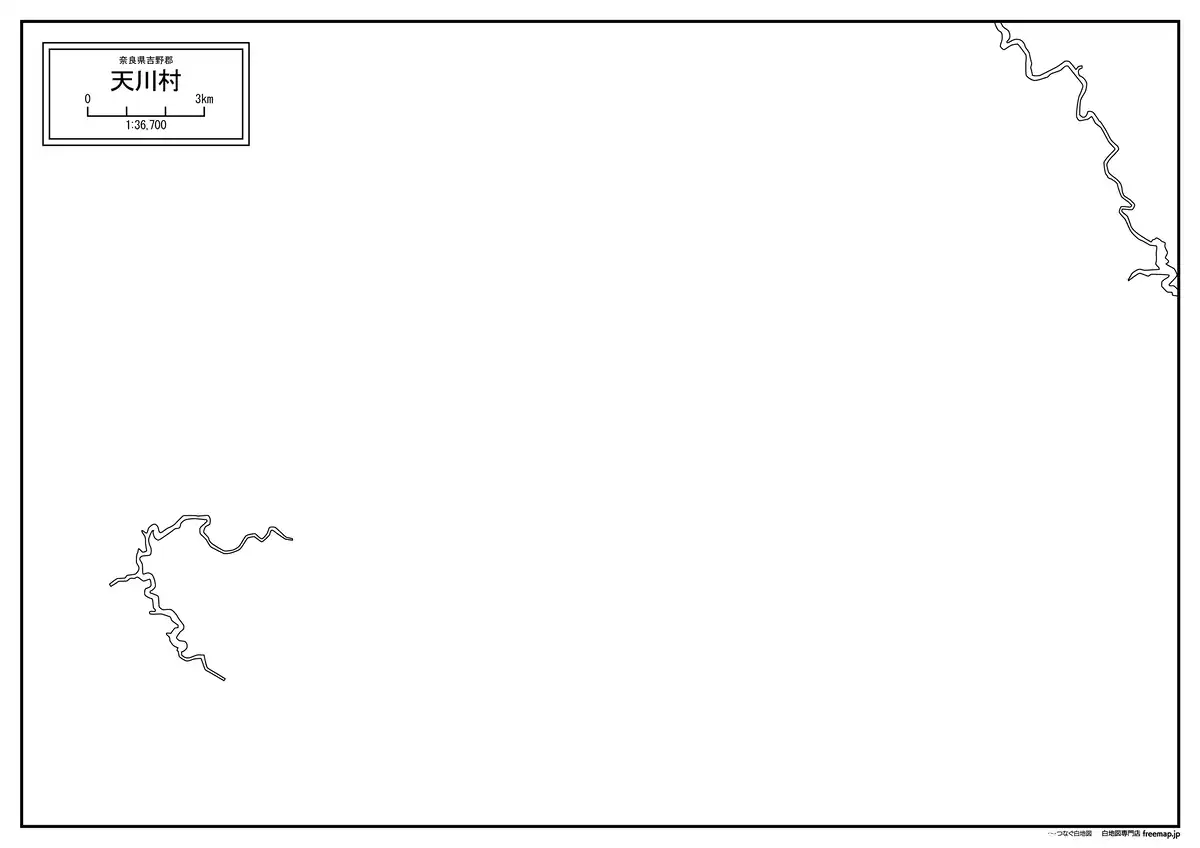 海岸線、川や池のみ記載