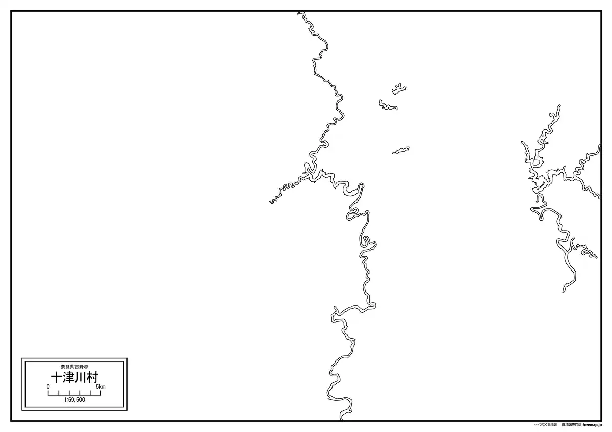 海岸線、川や池のみ記載