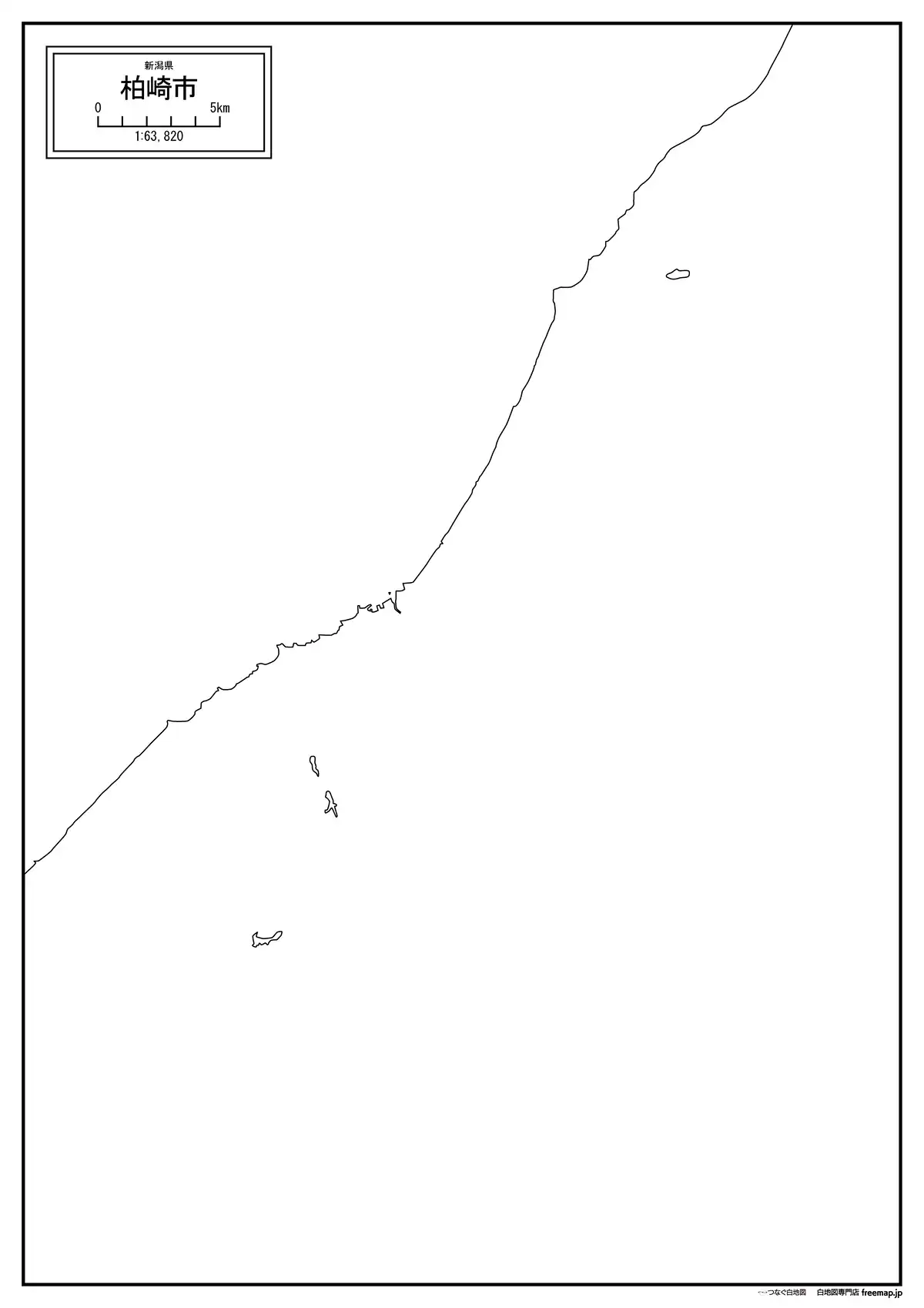 海岸線、川や池のみ記載