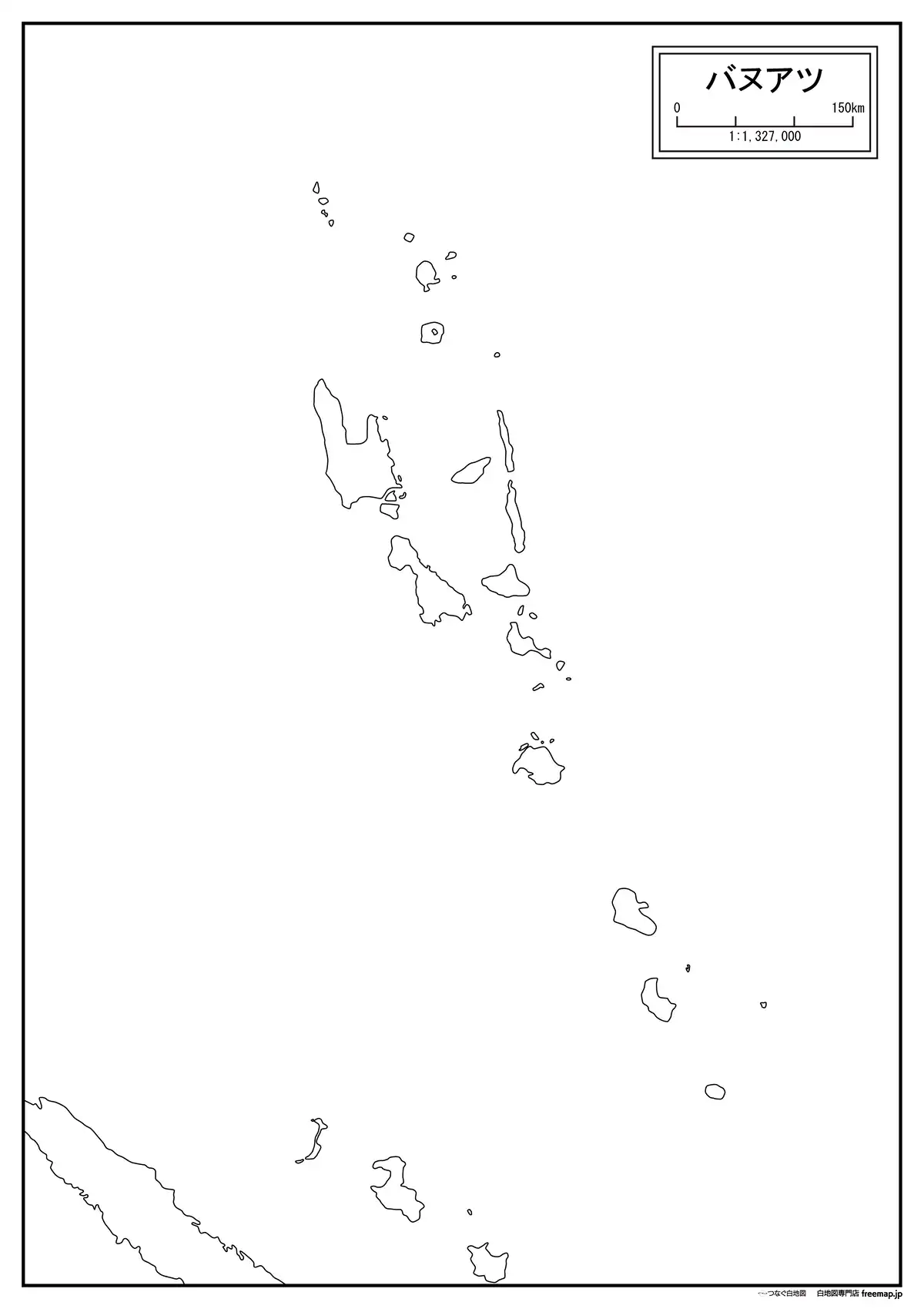 海岸線や川・池のみ記載