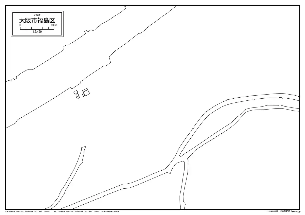 海岸線、川や池のみ記載