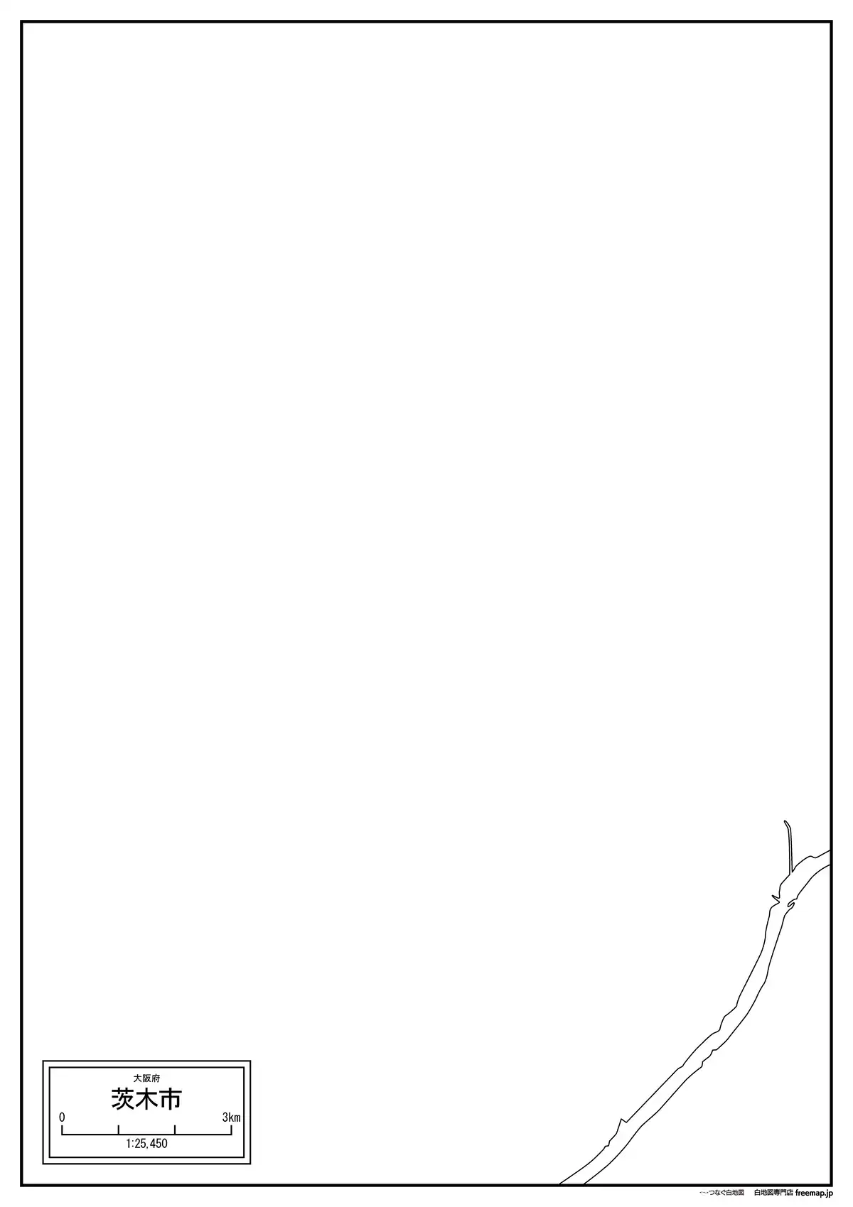 海岸線、川や池のみ記載