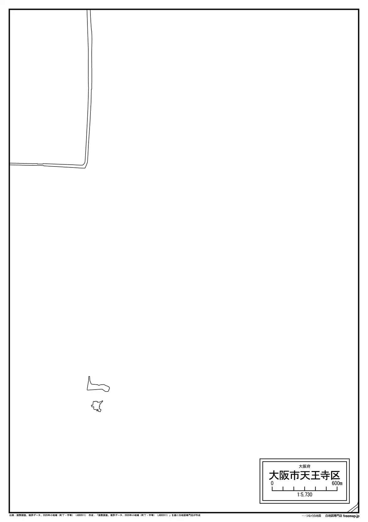 海岸線、川や池のみ記載