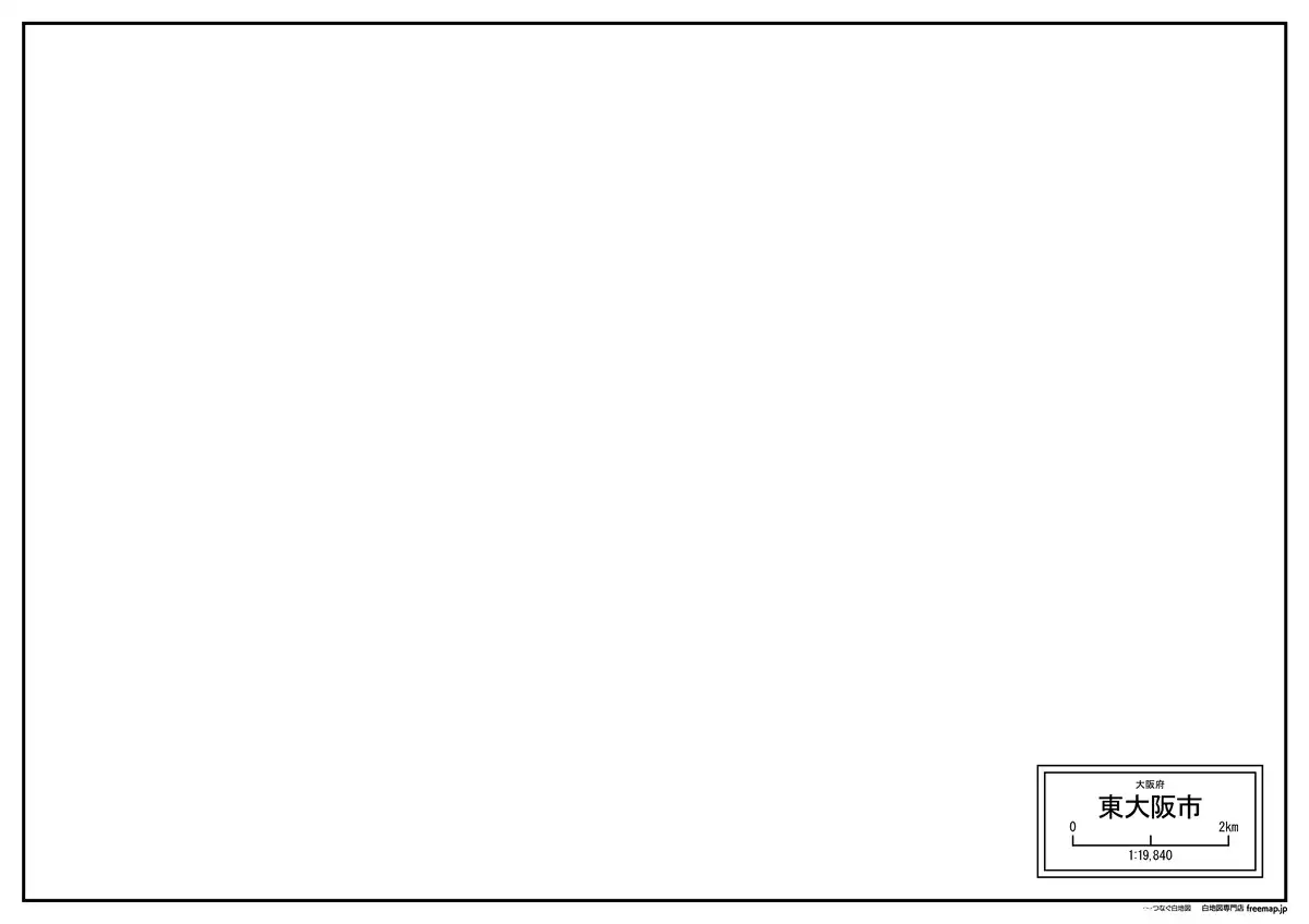 海岸線、川や池のみ記載