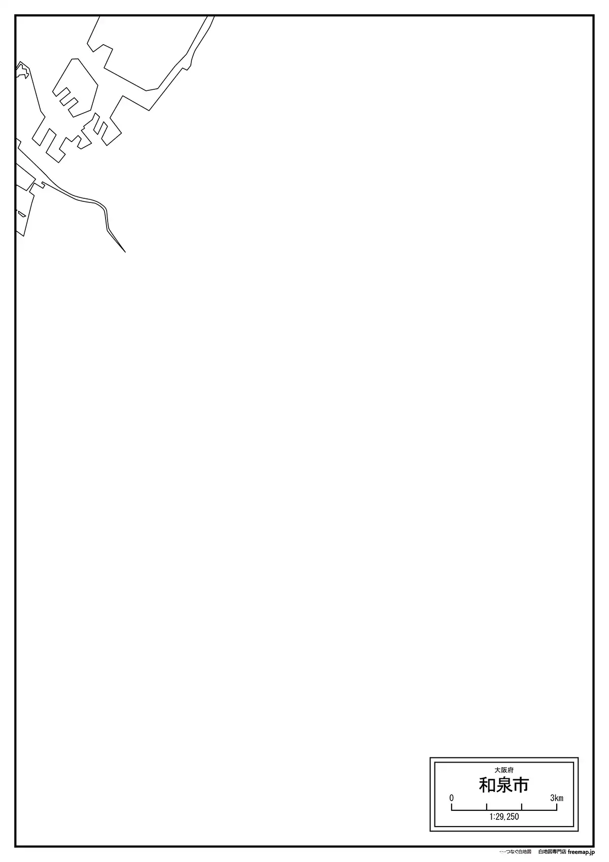 海岸線、川や池のみ記載