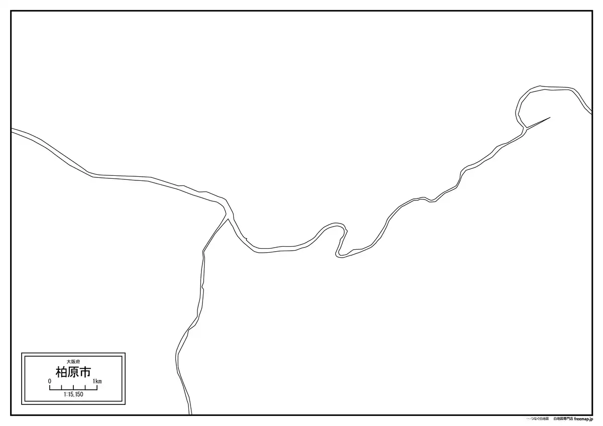 海岸線、川や池のみ記載