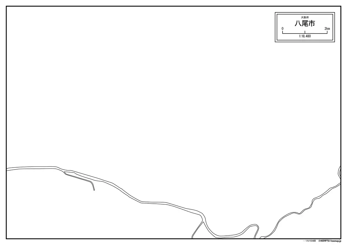 海岸線、川や池のみ記載