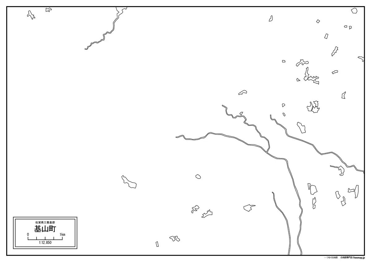 海岸線、川や池のみ記載