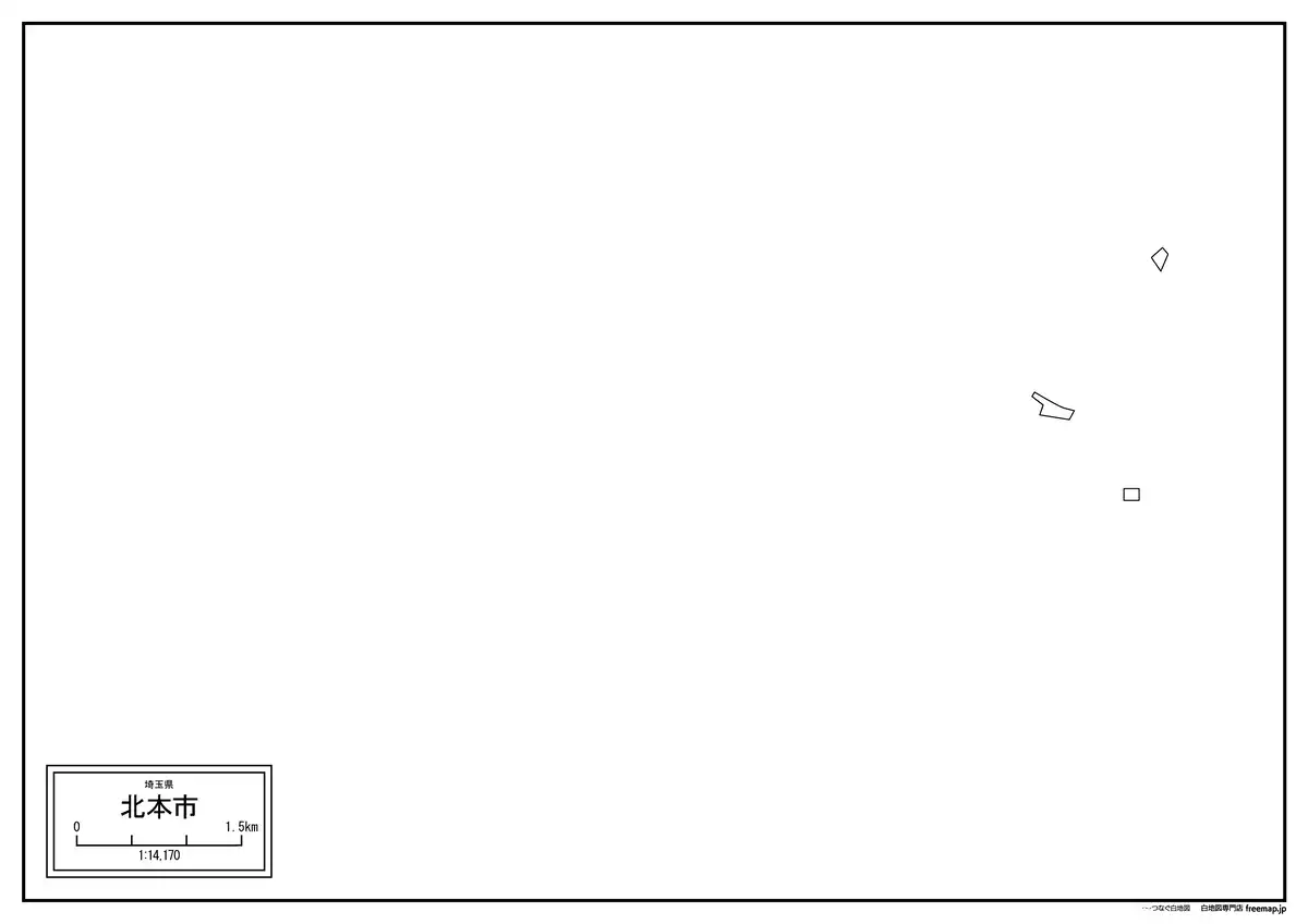 海岸線、川や池のみ記載
