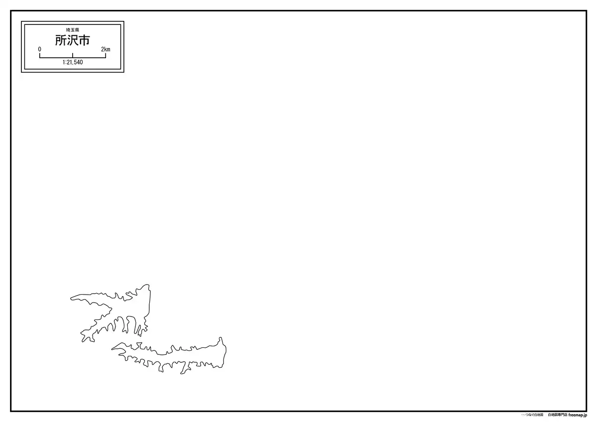 海岸線、川や池のみ記載