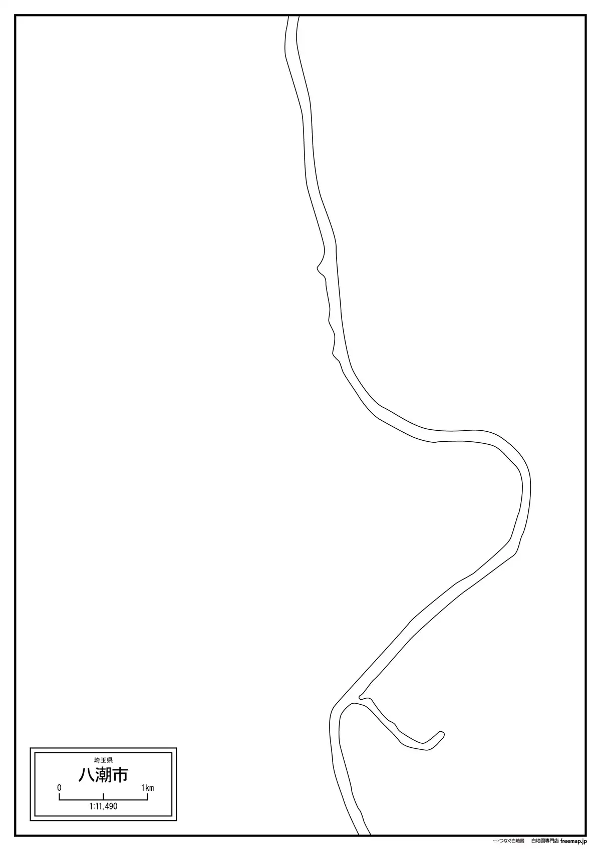 海岸線、川や池のみ記載