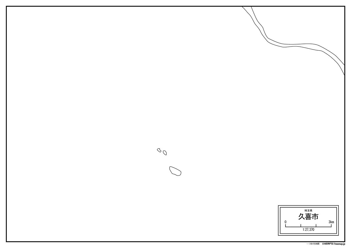 海岸線、川や池のみ記載