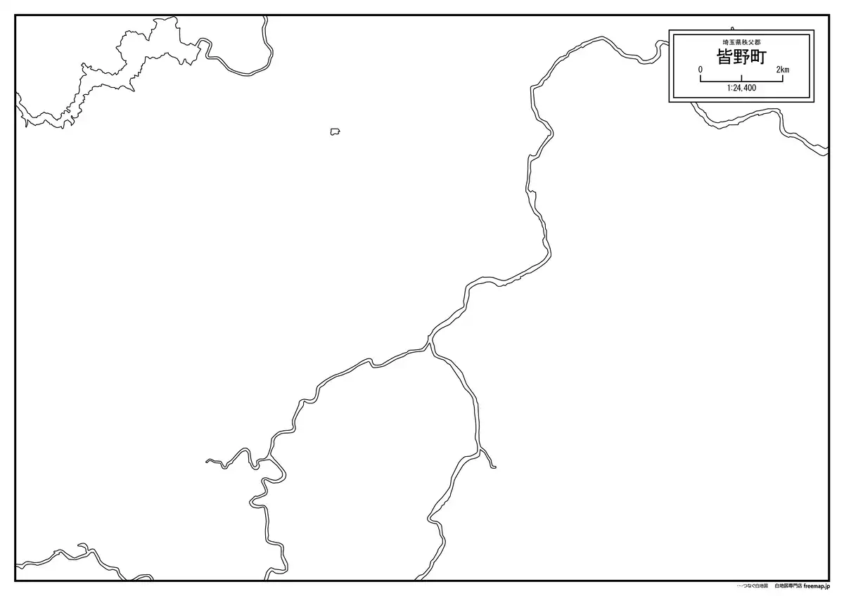 海岸線、川や池のみ記載