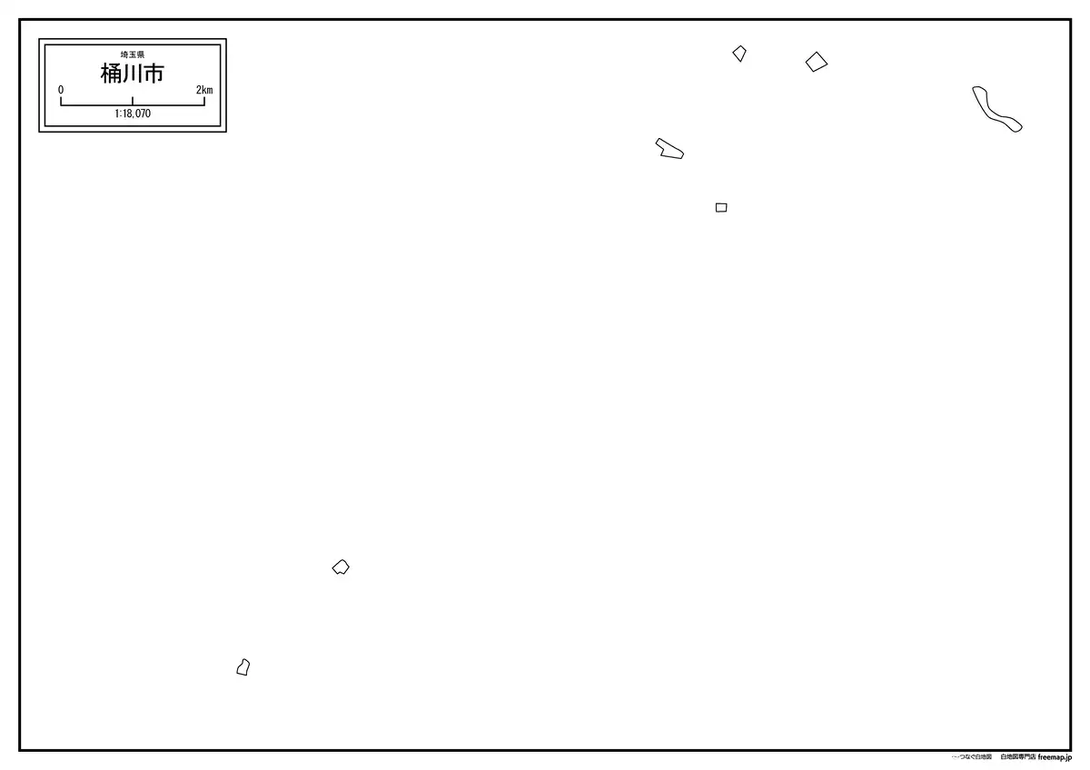 海岸線、川や池のみ記載