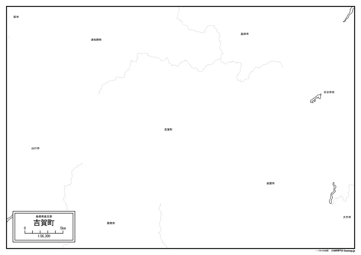 海岸線、川や池のみ記載