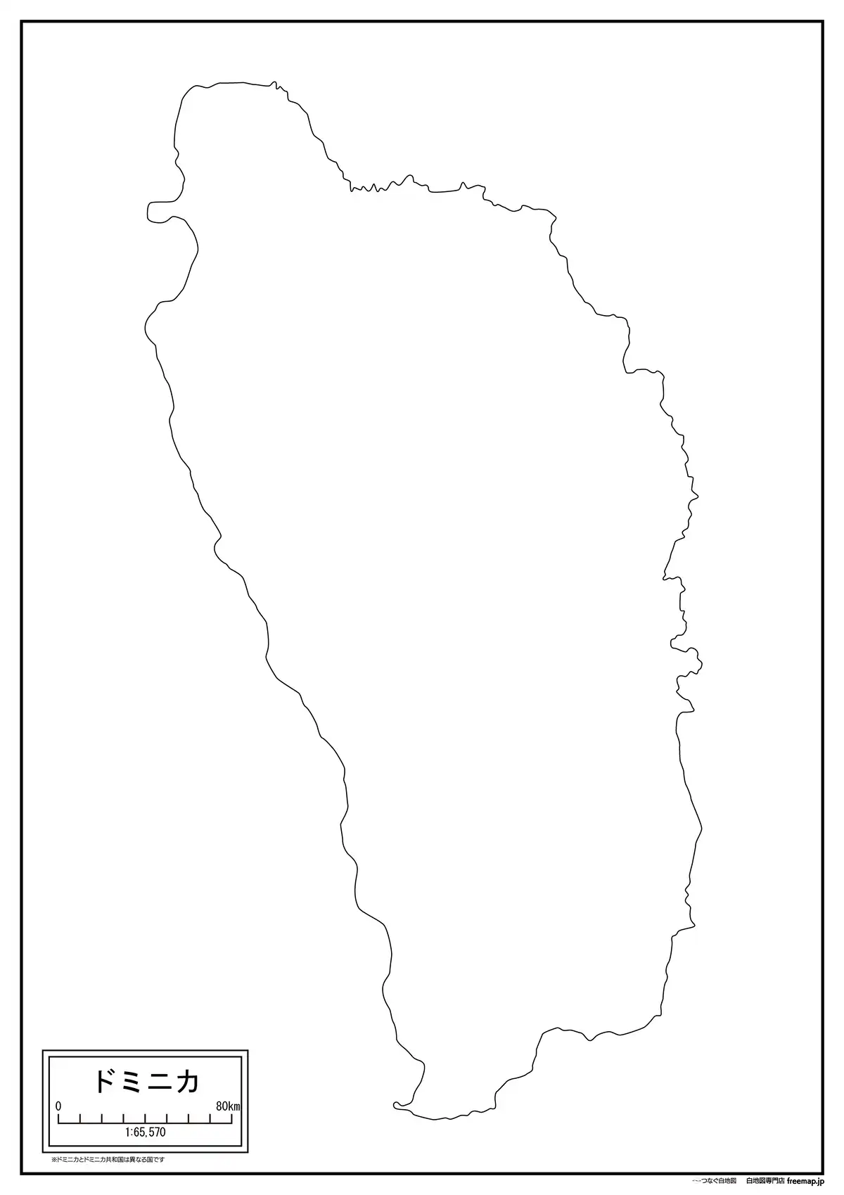 海岸線や川・池のみ記載