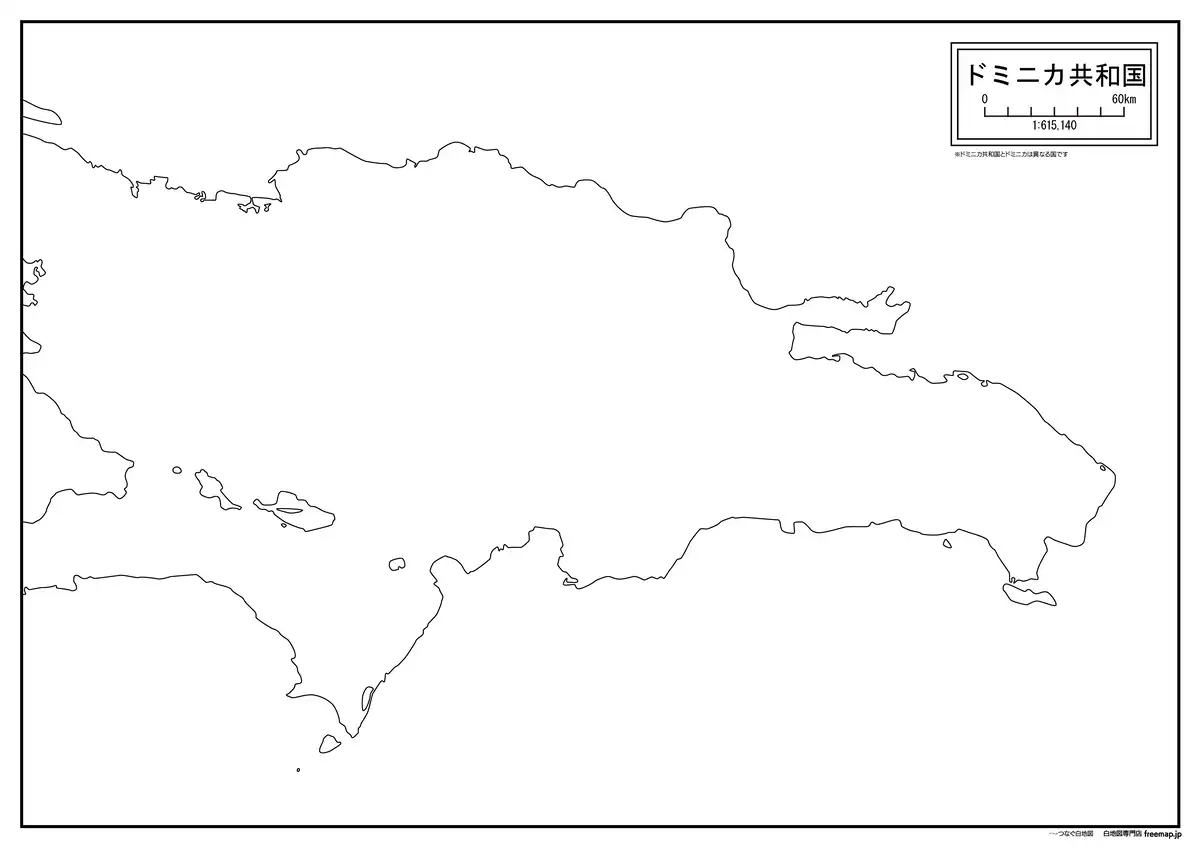 海岸線や川・池のみ記載