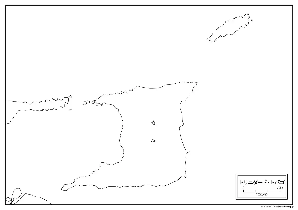海岸線や川・池のみ記載