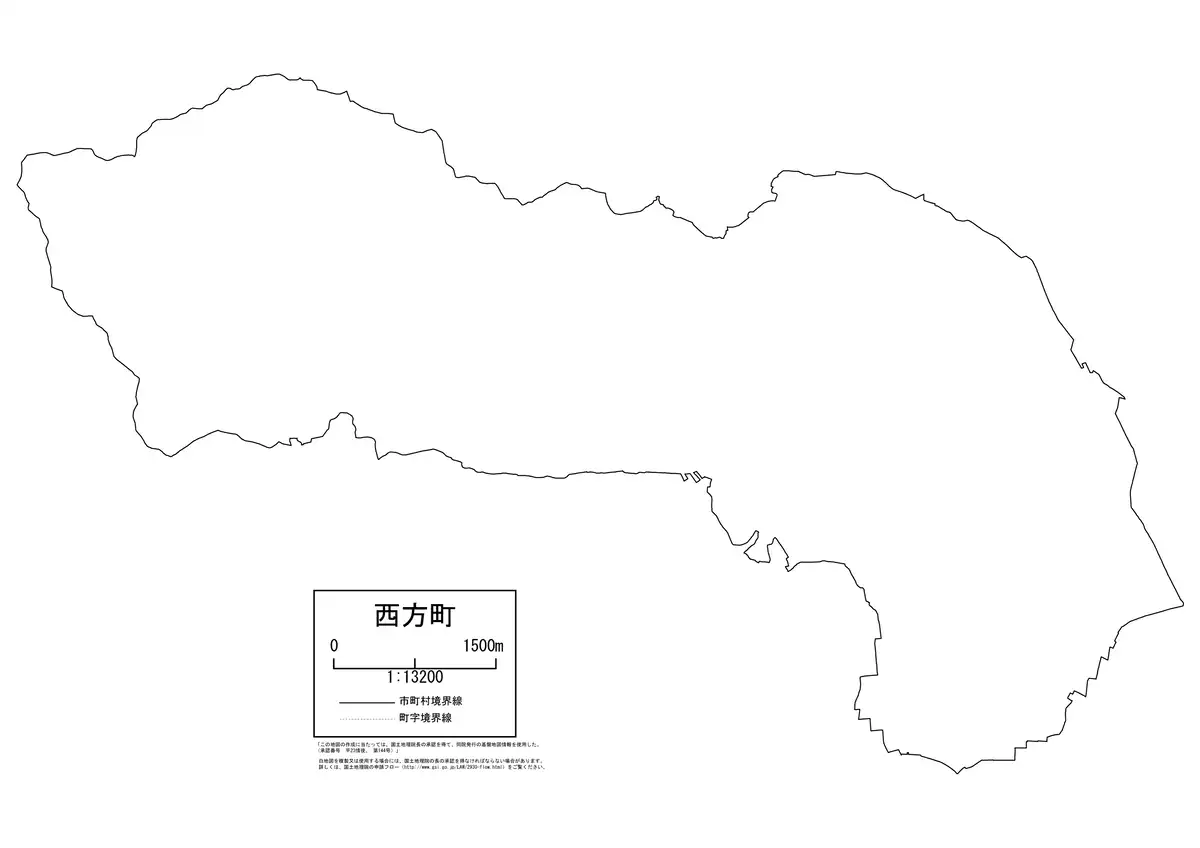 海岸線や川・池のみ記載