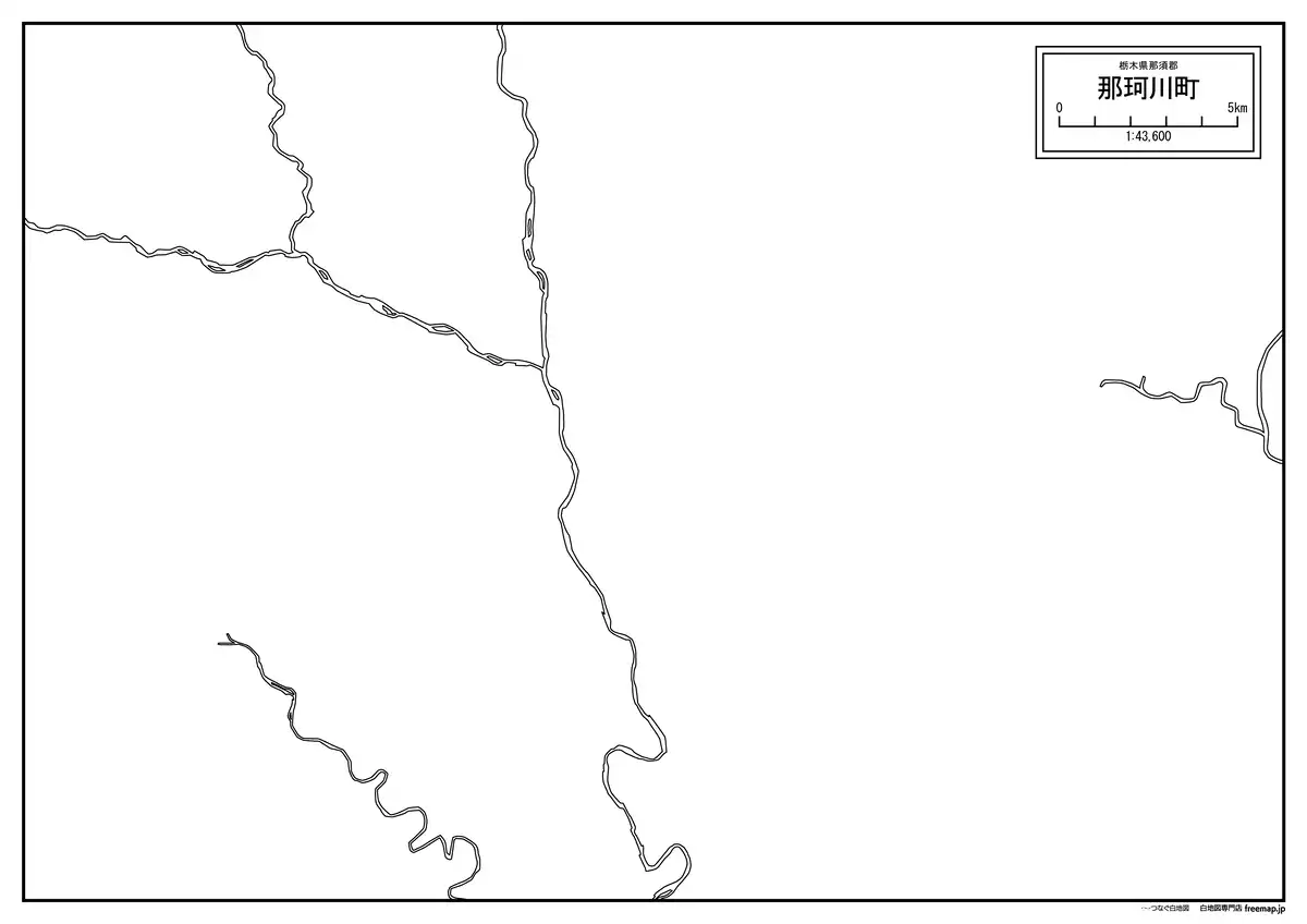 海岸線、川や池のみ記載