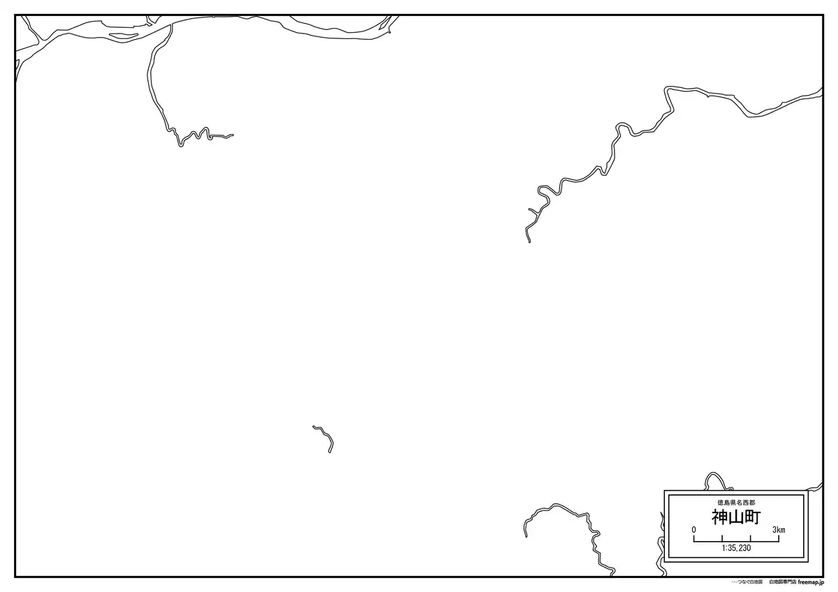 海岸線、川や池のみ記載