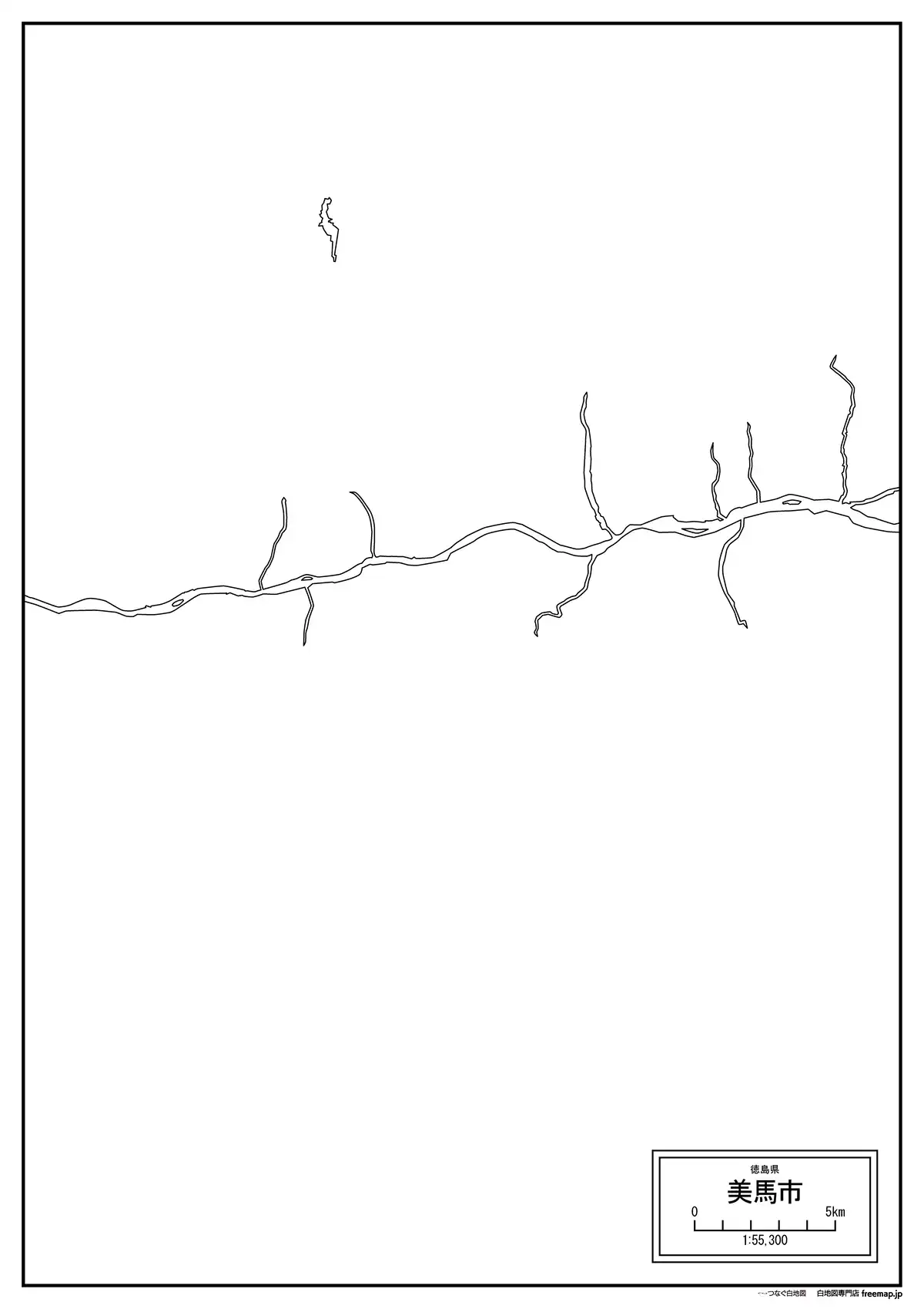 海岸線、川や池のみ記載